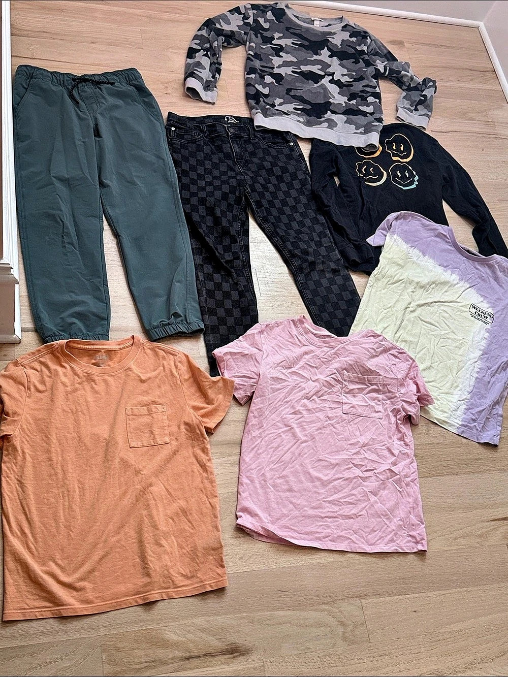 Kids Clothing Lot Black & Pink